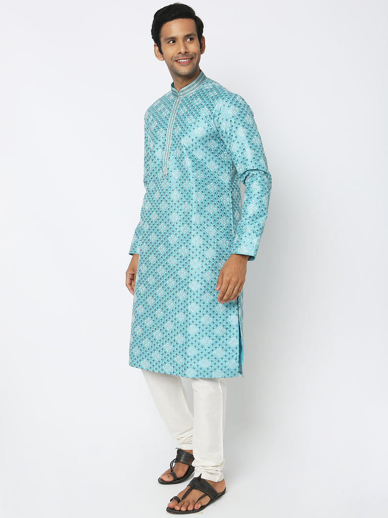 Regular Fit Embroidered Kurta Sets