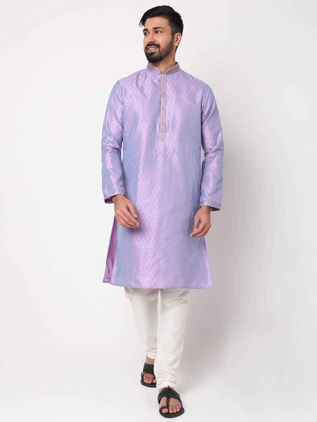Regular Fit Jacquard Kurta Sets