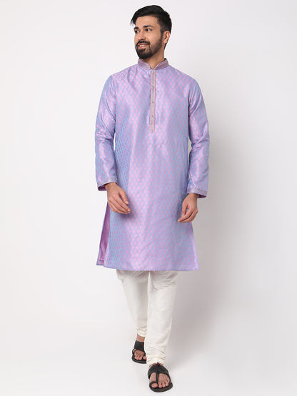 Regular Fit Jacquard Kurta Sets
