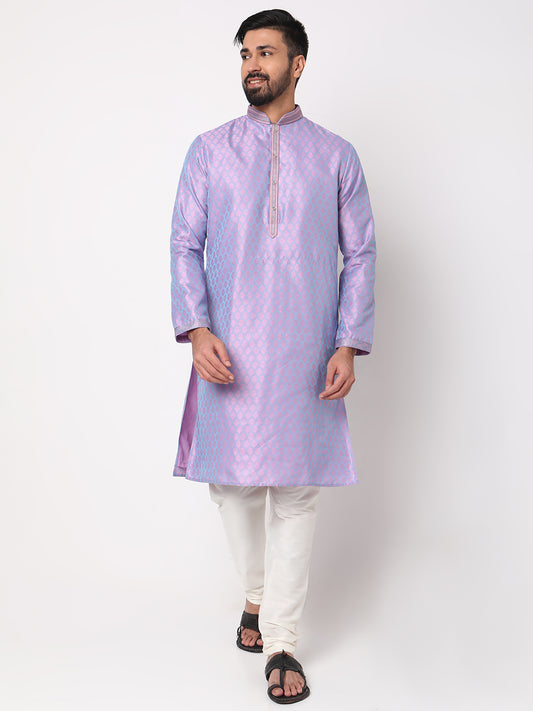 Regular Fit Jacquard Kurta Sets