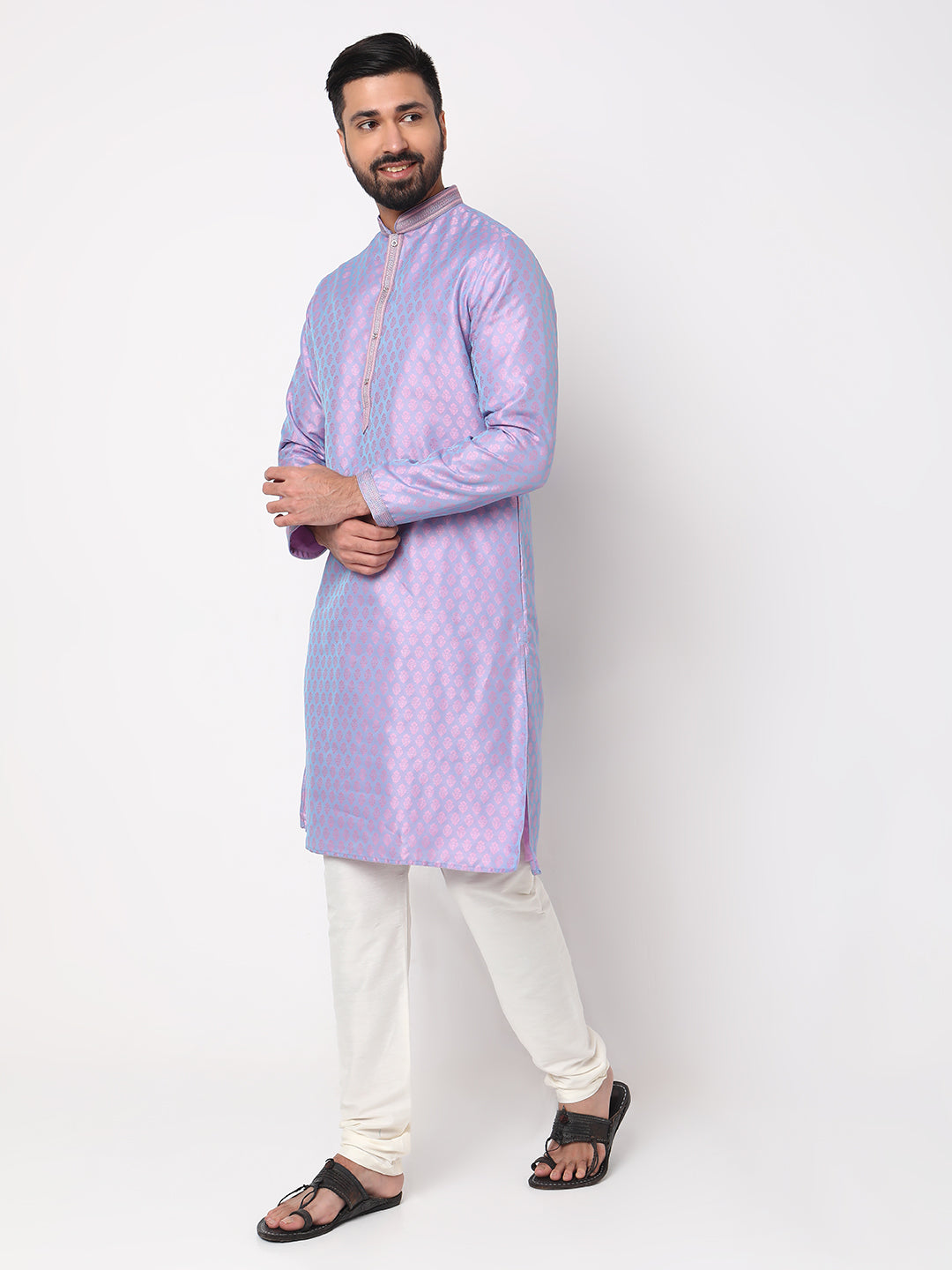 Regular Fit Jacquard Kurta Sets