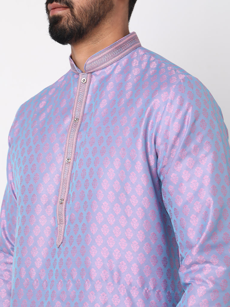 Regular Fit Jacquard Kurta Sets