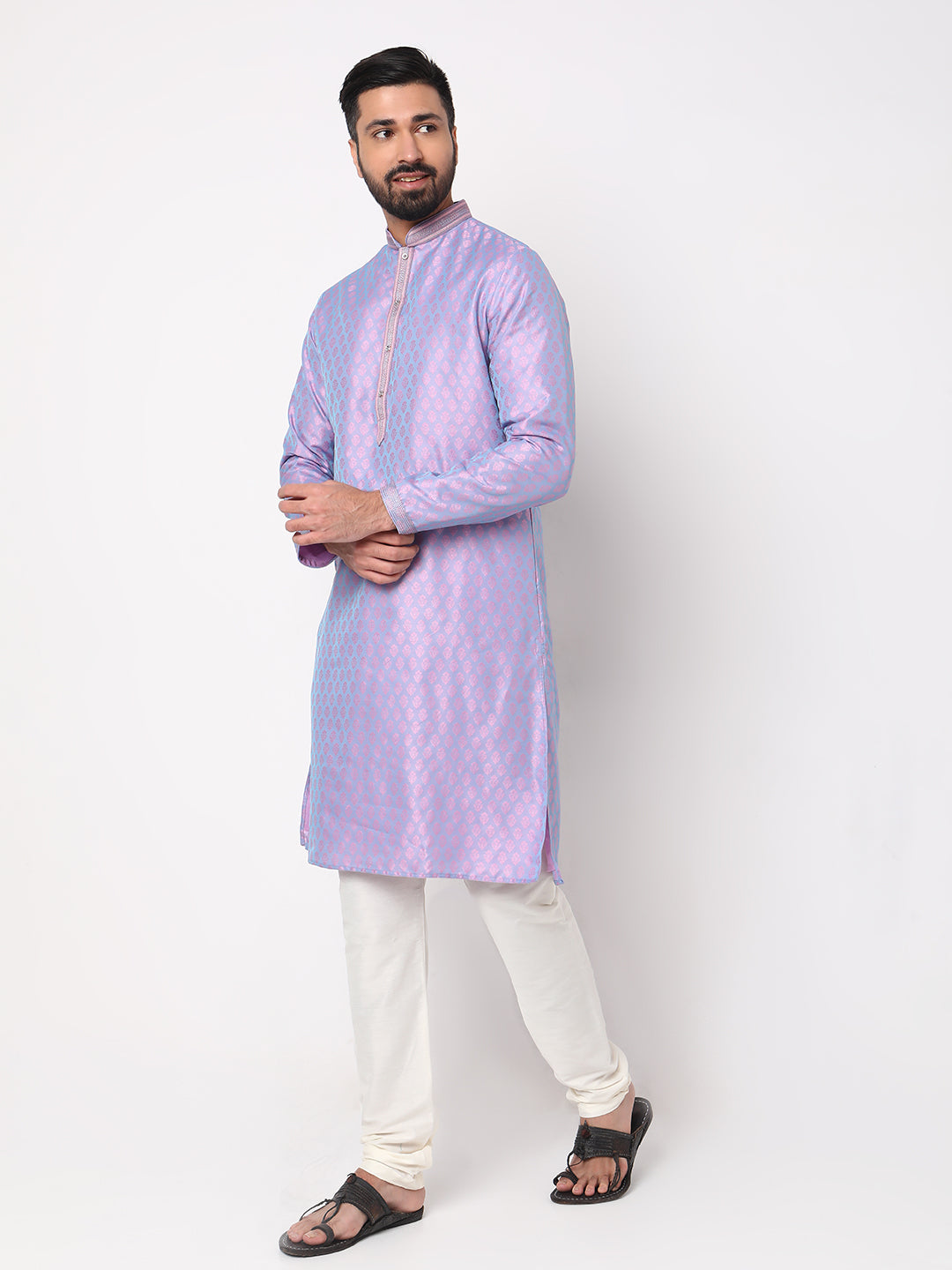 Regular Fit Jacquard Kurta Sets