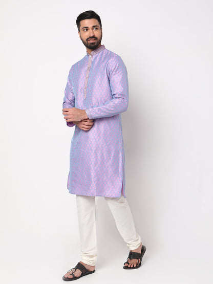 Regular Fit Jacquard Kurta Sets
