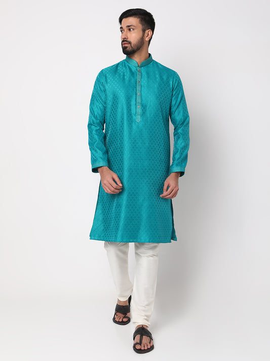 Regular Fit Jacquard Kurta Sets