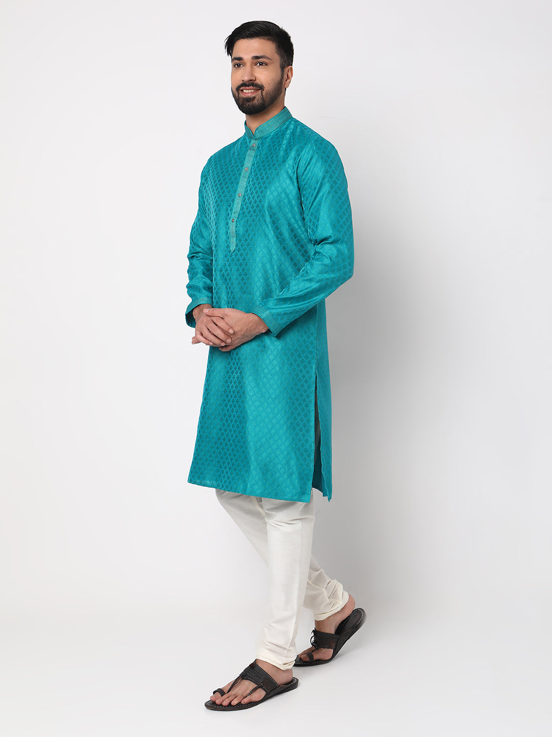 Regular Fit Jacquard Kurta Sets