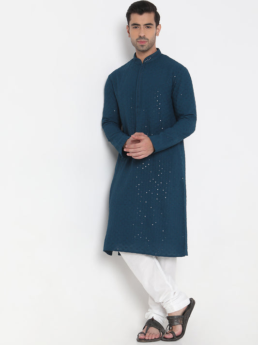 Regular Fit Embellished Kurta Sets