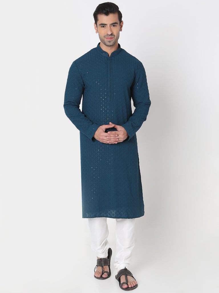 Regular Fit Embellished Kurta Sets