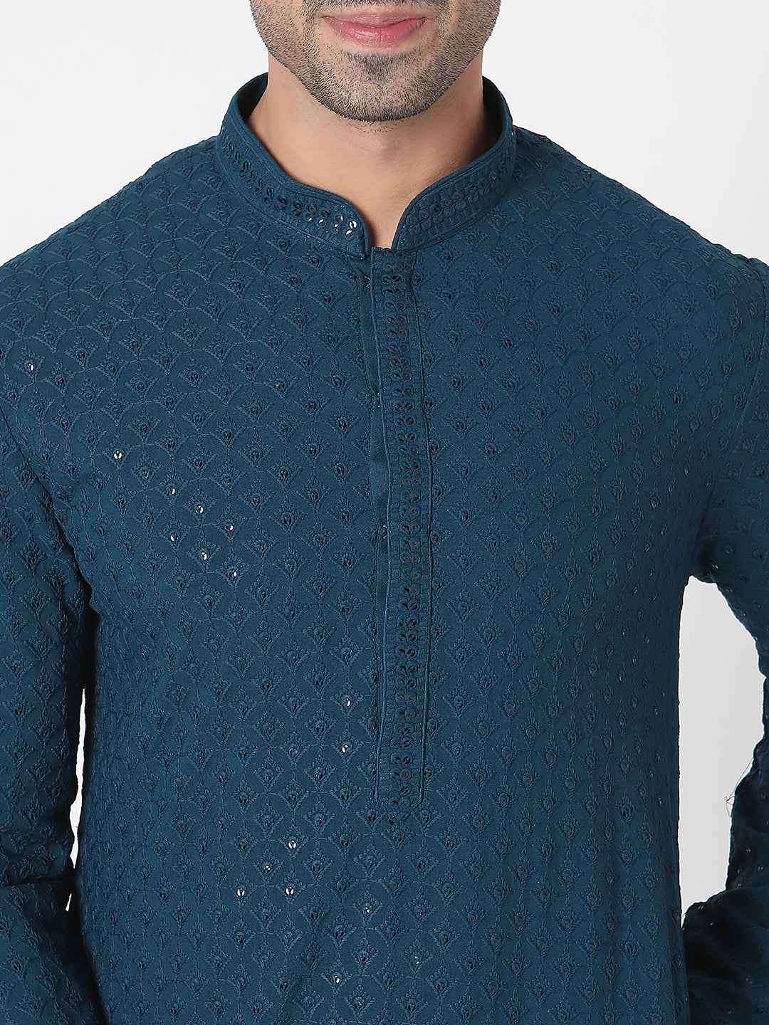 Regular Fit Embellished Kurta Sets