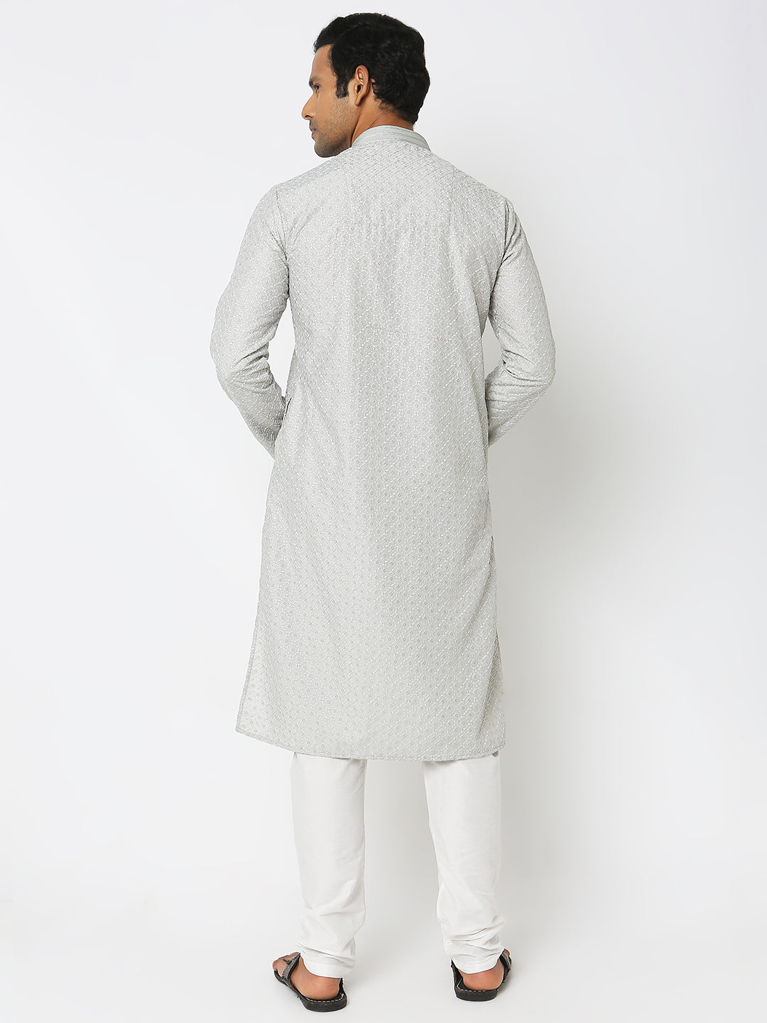 Regular Fit Embroidered Kurta Sets