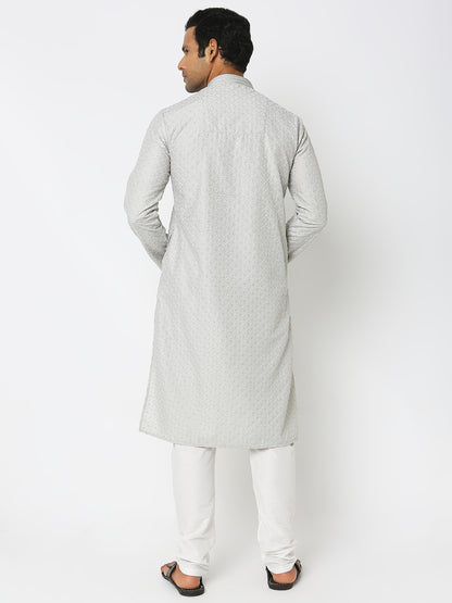 Regular Fit Embroidered Kurta Sets