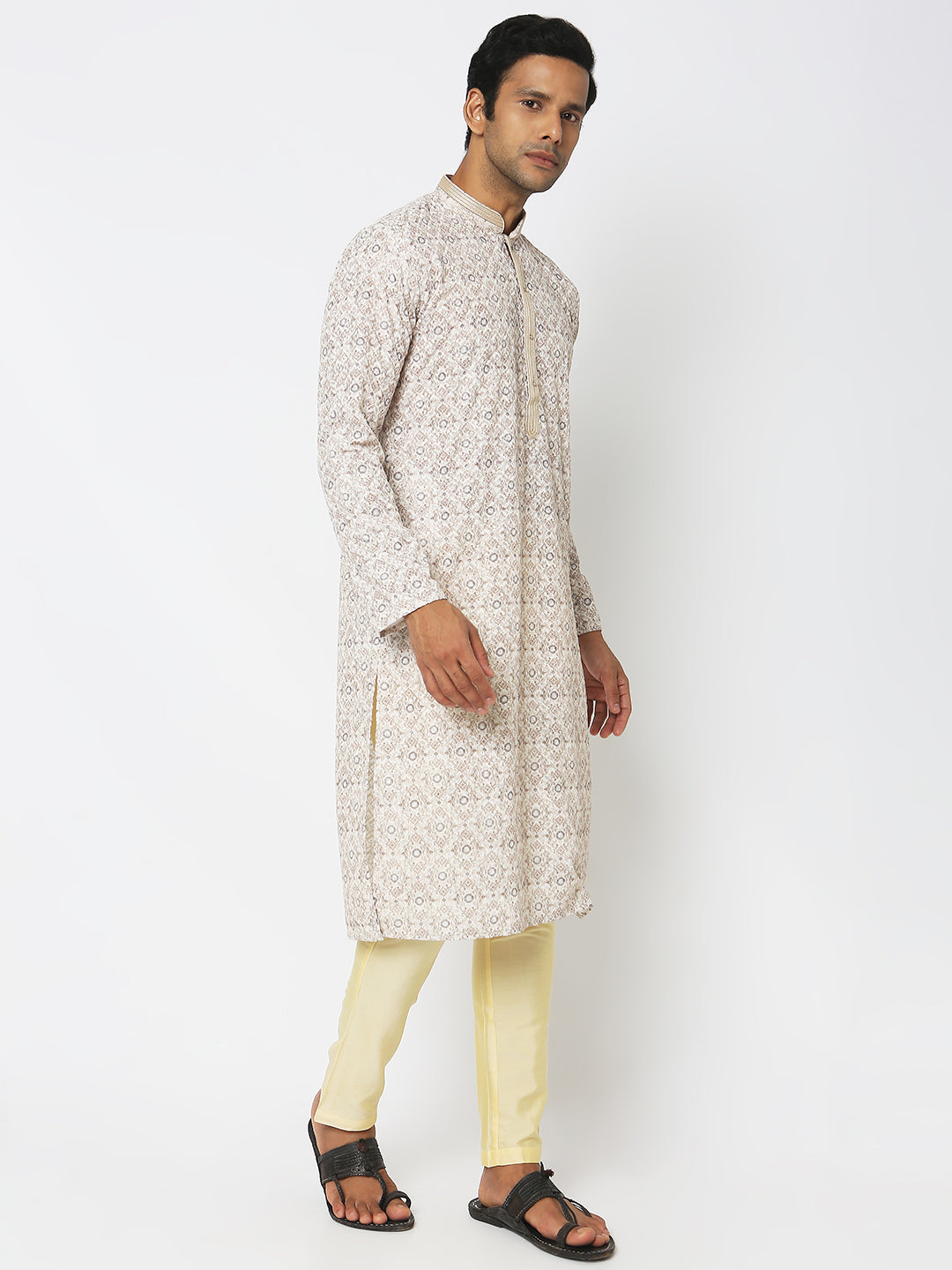 Regular Fit Embroidered Kurta Sets