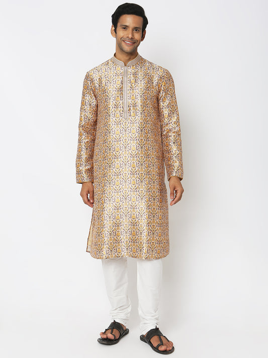 Regular Fit Jacquard Kurta Sets