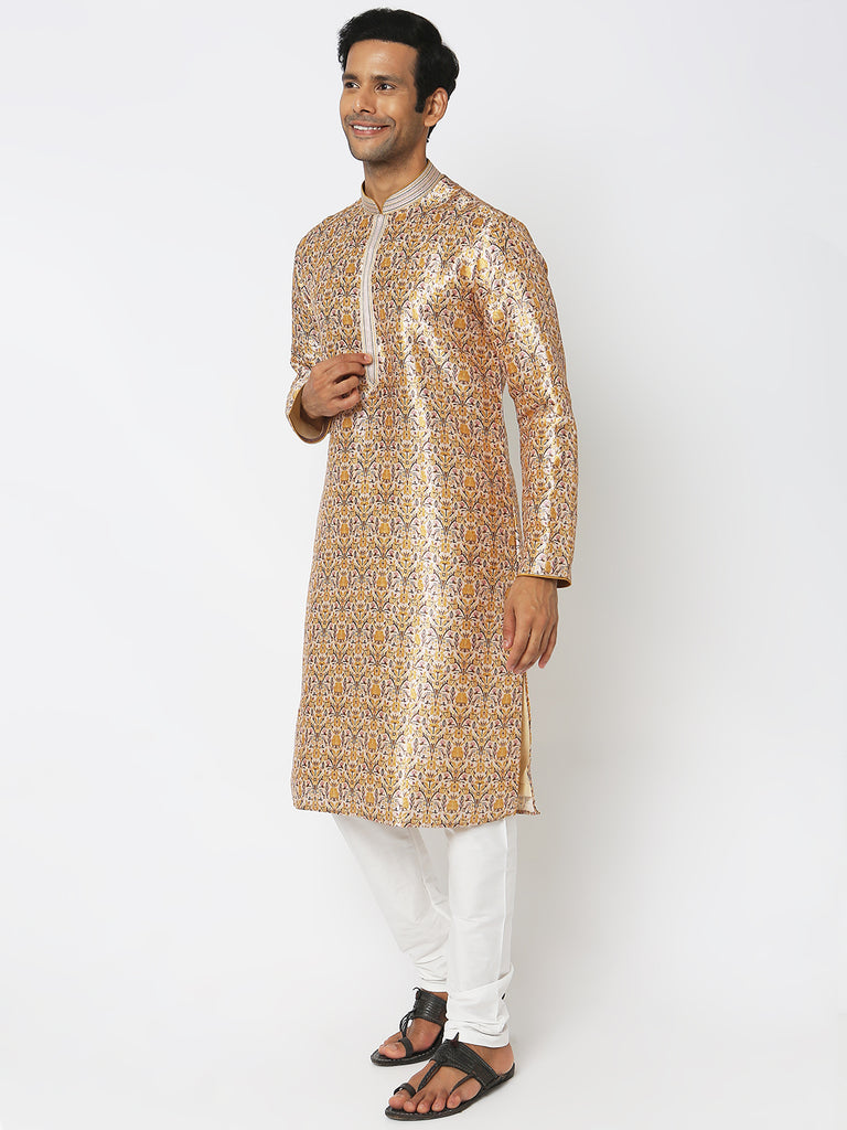 Regular Fit Jacquard Kurta Sets