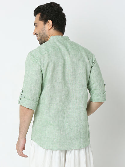 Regular Fit Solid Short Kurta