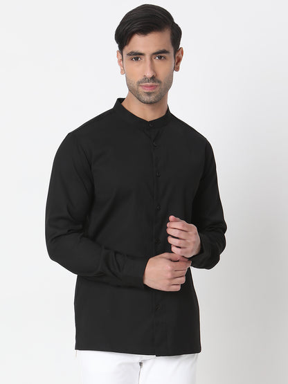 Regular Fit Solid Short Kurta