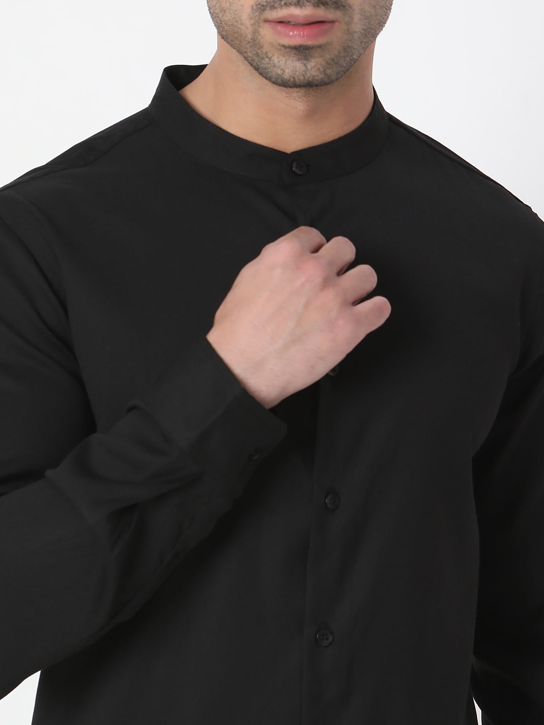 Regular Fit Solid Short Kurta