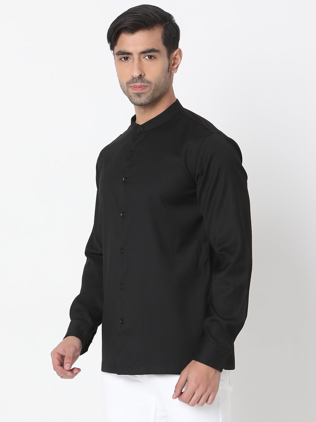 Regular Fit Solid Short Kurta