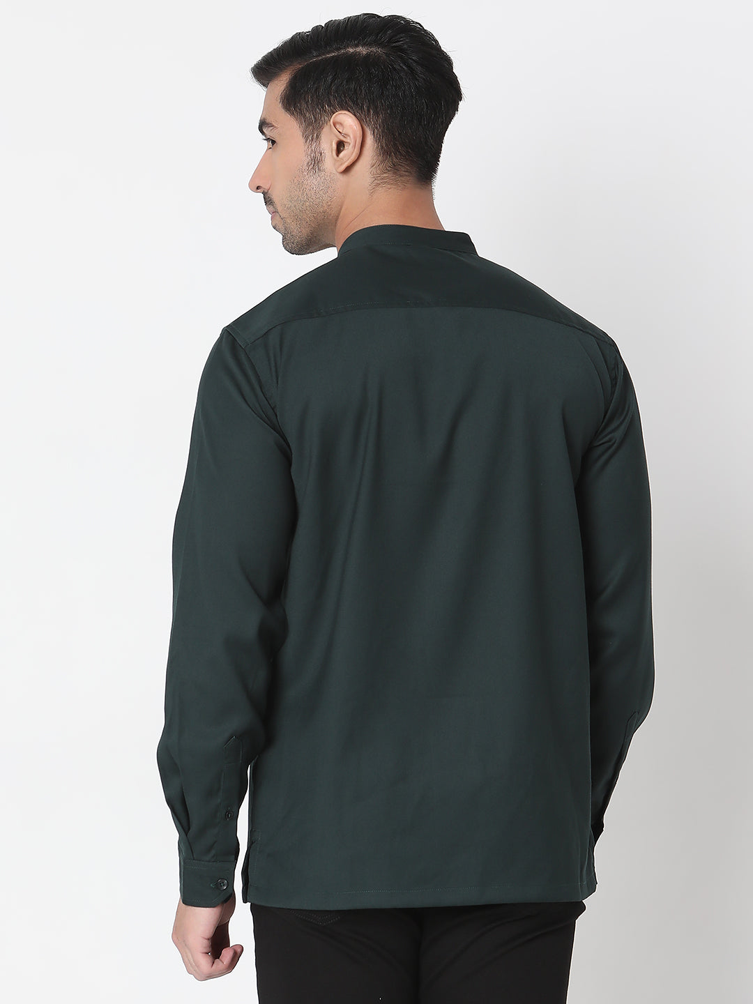 Regular Fit Solid Short Kurta