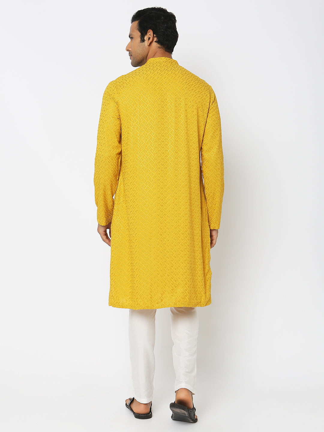 Regular Fit Embroidered Kurta Sets