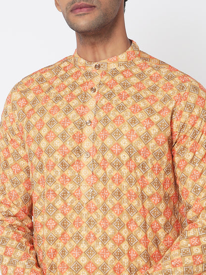 Regular Fit Printed Kurta