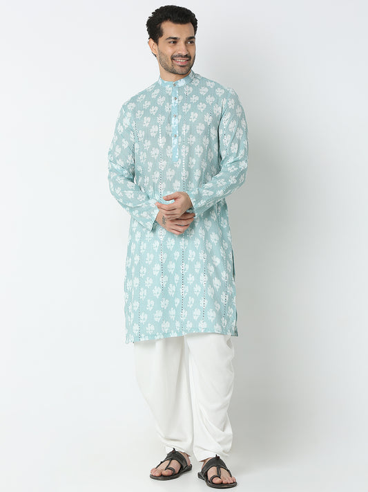Regular Fit Embroidered Kurta