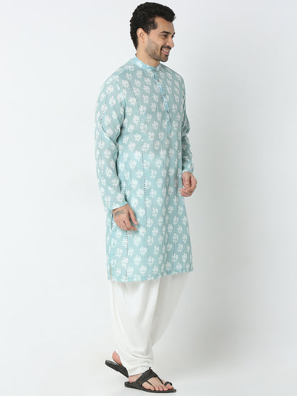 Regular Fit Embroidered Kurta