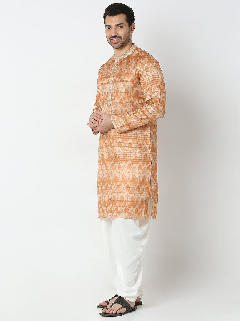 Regular Fit Embroidered Kurta