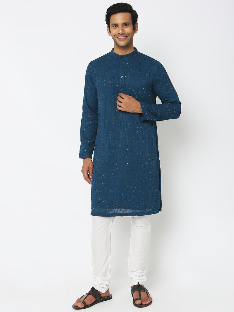 Regular Fit Embellished Kurta