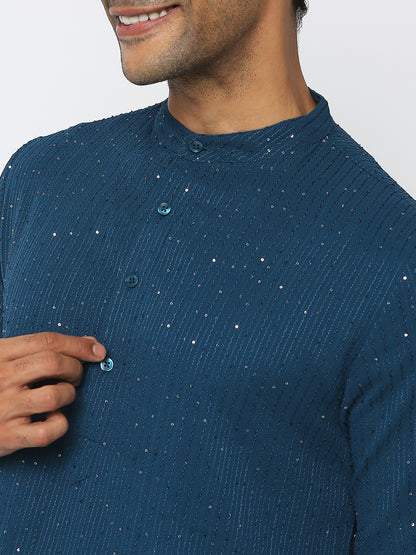 Regular Fit Embellished Kurta