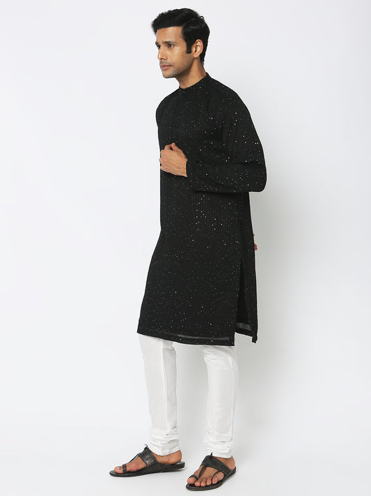 Regular Fit Embellished Kurta