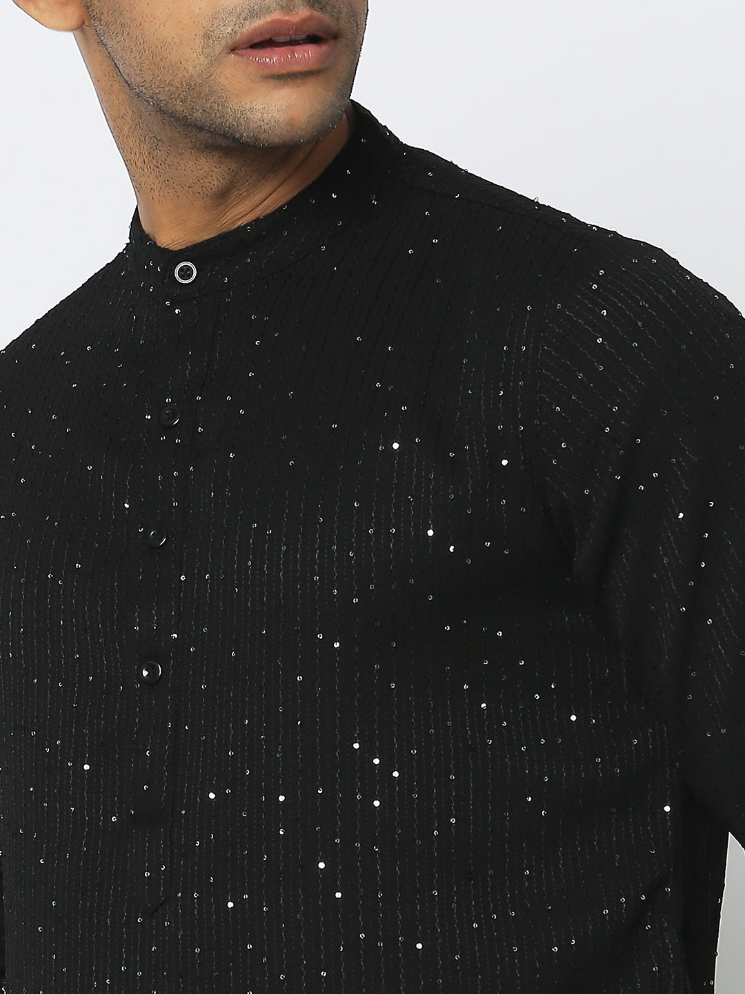 Regular Fit Embellished Kurta