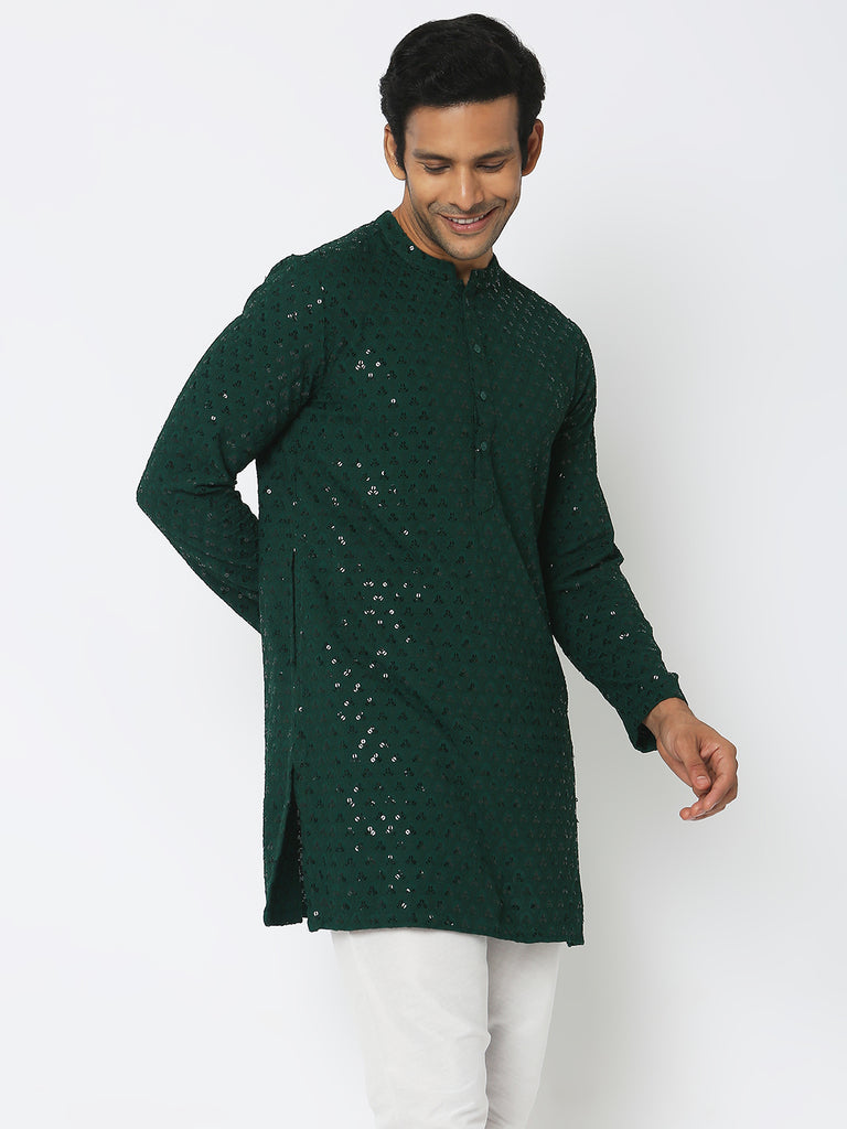 Regular Fit Embellished Kurta