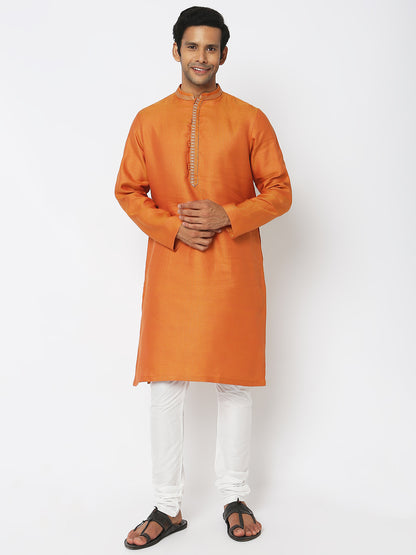 Regular Fit Embroidered Kurta