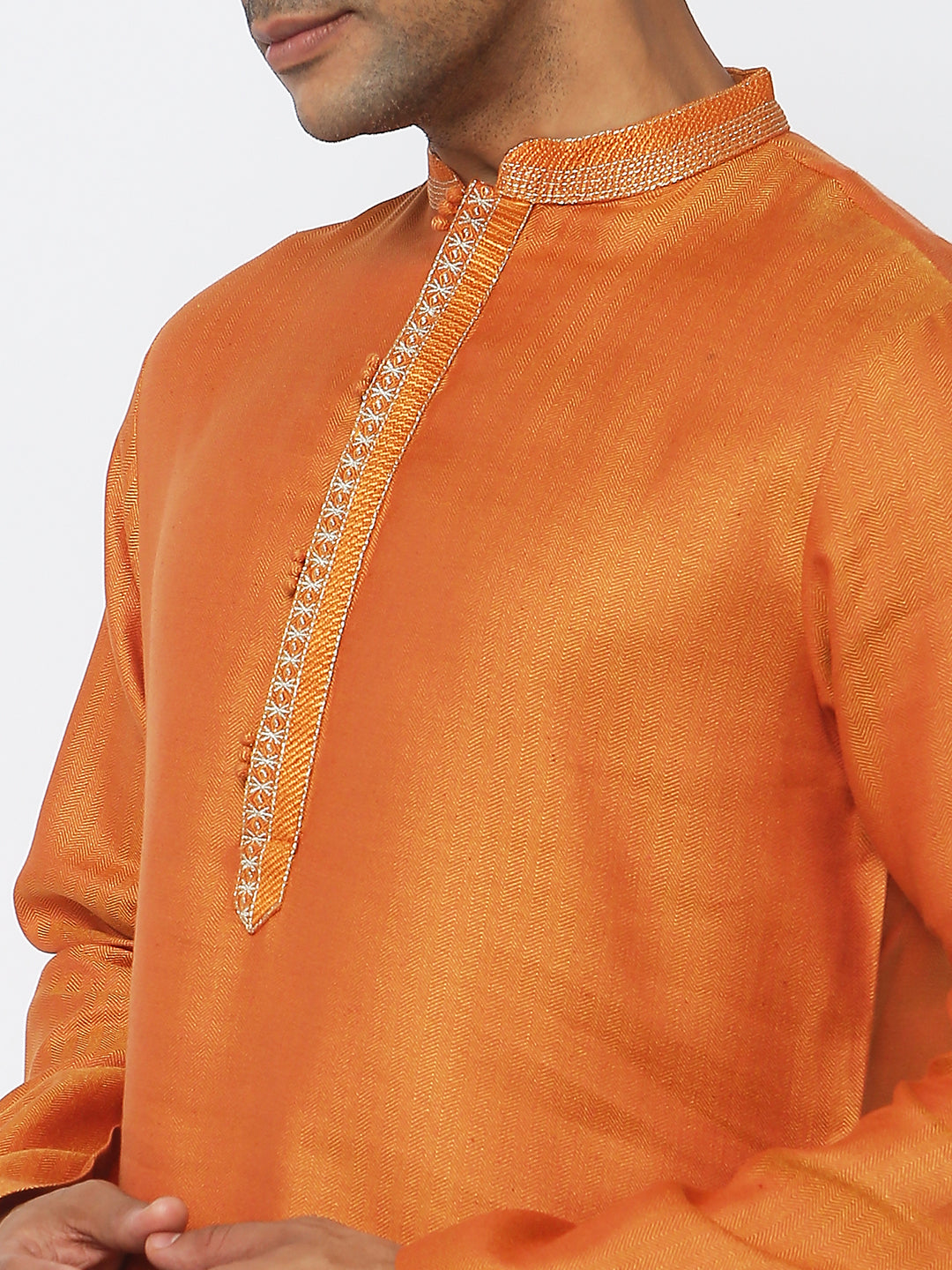 Regular Fit Embroidered Kurta