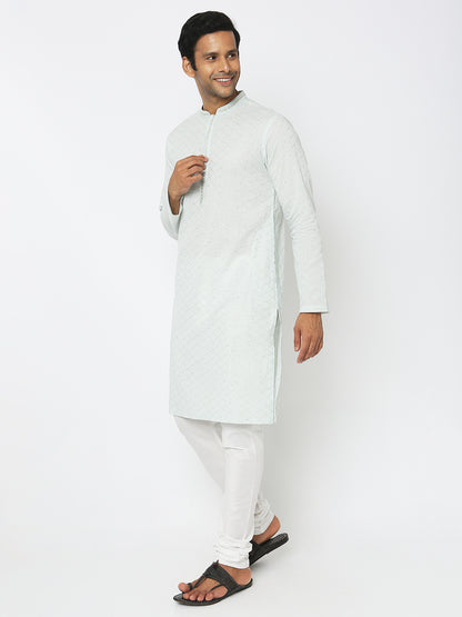 Regular Fit Embroidered Kurta