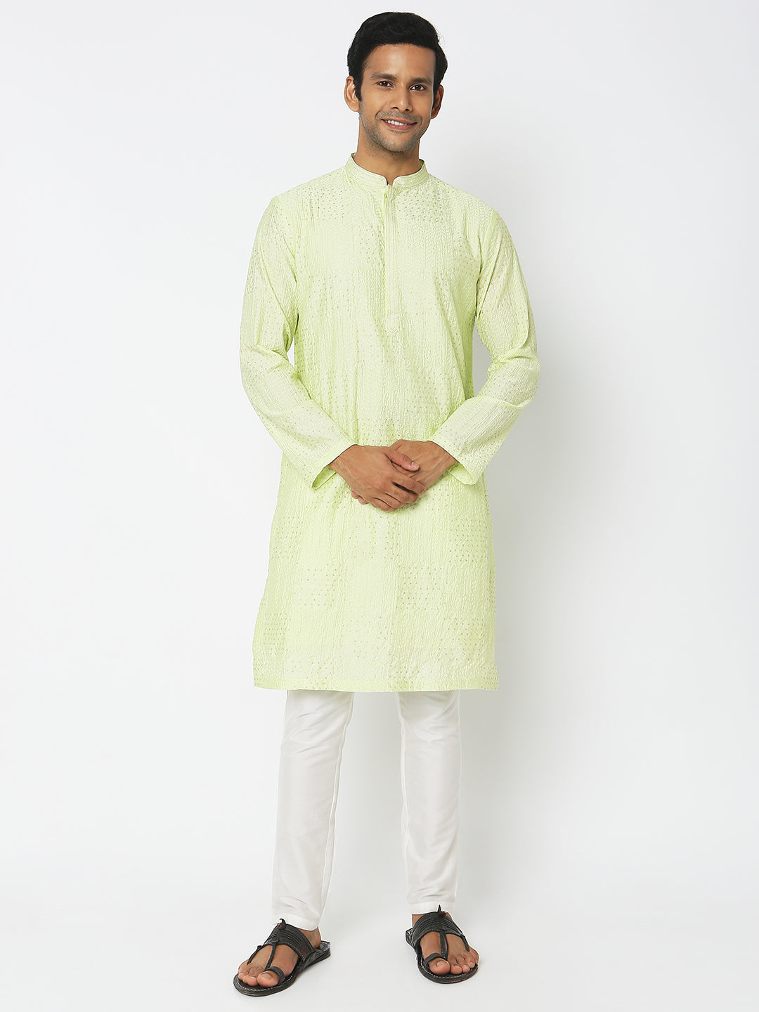Regular Fit Embellished Kurta