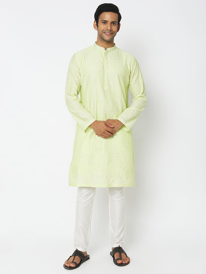 Regular Fit Embellished Kurta