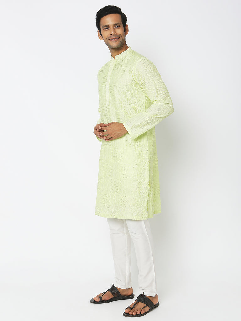 Regular Fit Embellished Kurta