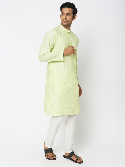Regular Fit Embellished Kurta