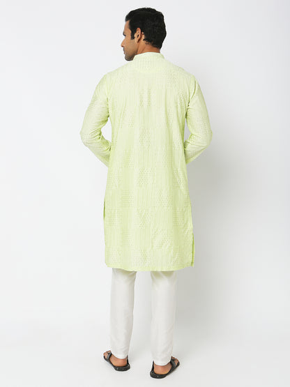Regular Fit Embellished Kurta