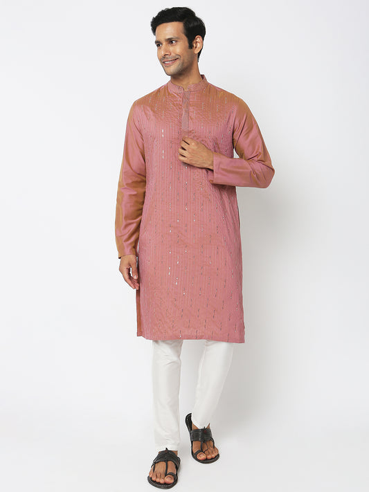 Regular Fit Embellished Kurta