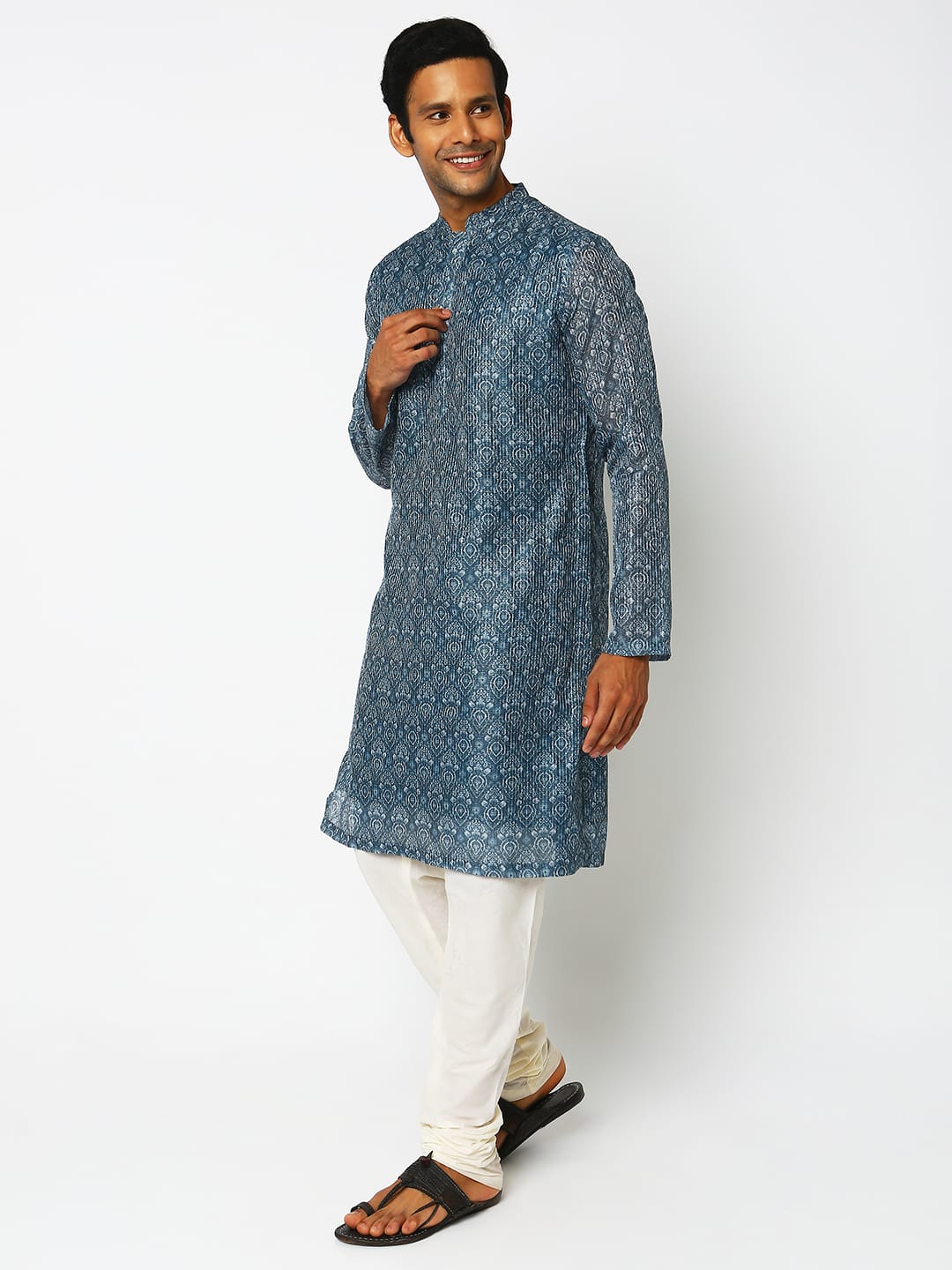 Regular Fit Embellished Kurta