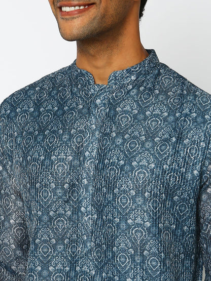Regular Fit Embellished Kurta