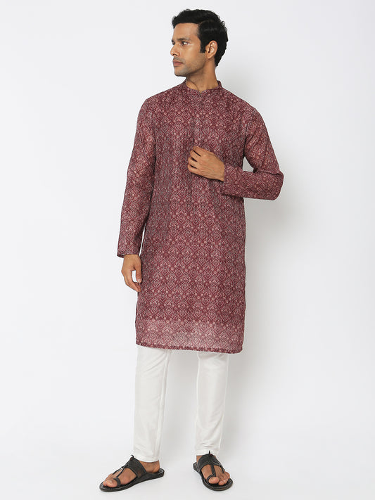 Regular Fit Embellished Kurta