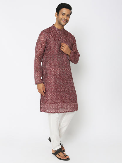Regular Fit Embellished Kurta