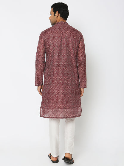 Regular Fit Embellished Kurta
