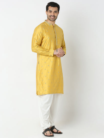 Regular Fit Embroidered Kurta