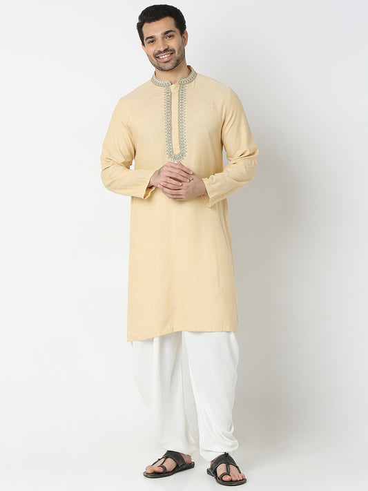 Regular Fit Structured Kurta