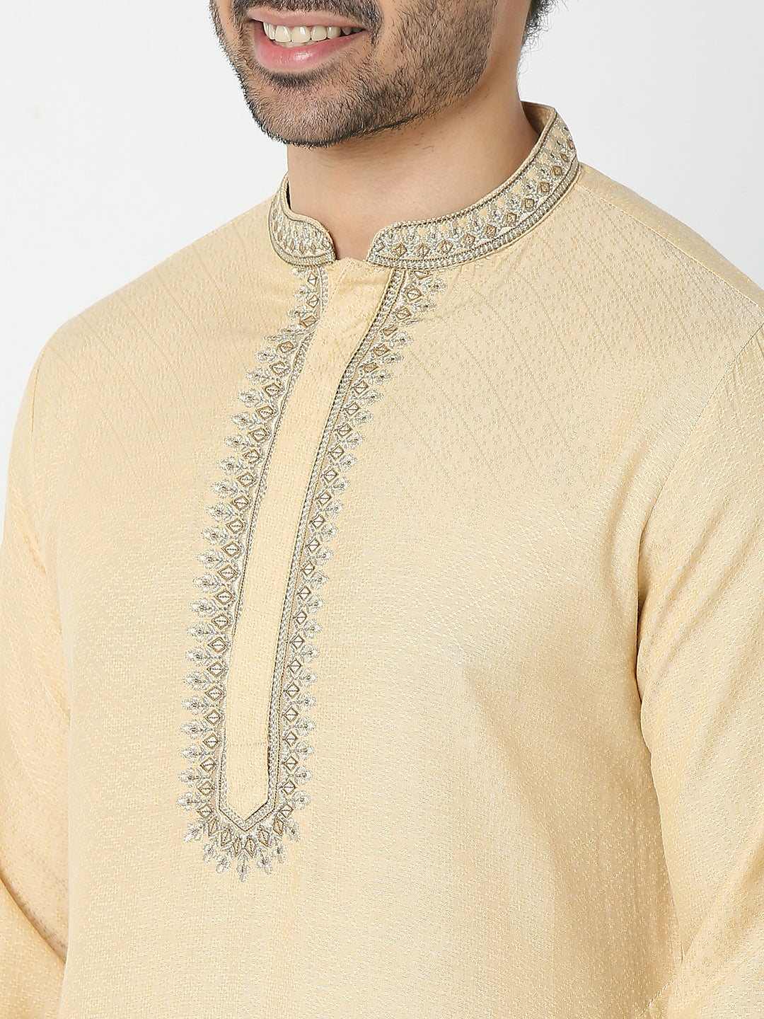 Regular Fit Structured Kurta